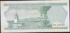 6.Emisyon 2.Tertip 10 Lira G57 362229 Çilaltı Çil