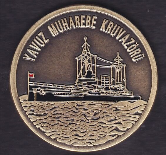 Yavuz Muharebe Kruvazörü Çanakkale Savaşı Madalya