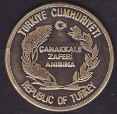 Yavuz Muharebe Kruvazörü Çanakkale Savaşı Madalya