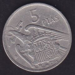 İspanya 5 Pesetas 1957 ( 61 )