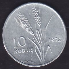 1976 Yılı 10 Kuruş