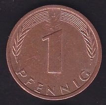 Almanya 1 Pfennig 1972 J