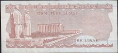 6.Emisyon 3.Tertip 20 Lira G56 776549 Çok Temiz+