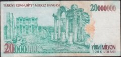 7.Emisyon 20 000 000 Lira A90 146588 Çok Temiz +