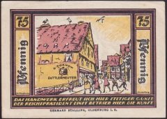 ALMANYA 75 PFENNİG NOTGELD 1921 ÇİLALTI ÇİL