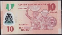 Nijerya 10 Naira 2022 Çil Polymer (555)