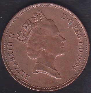 İNGİLTERE 2 PENCE 1994
