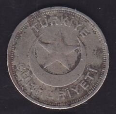 1942 Yılı 5 Kuruş