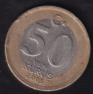 2005 Yılı 50 Yeni Kuruş