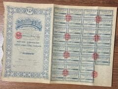 Hisse Senedi - Manufacture De Buhl 1932 ( 45 X 32 cm )