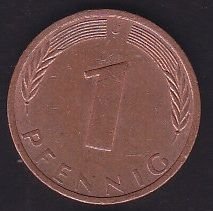Almanya 1 Pfennig 1974 J