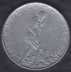 1961 Yılı 2.5 Lira (Ters)