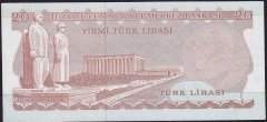 6.Emisyon 3.Tertip 20 Lira G55 815858 Ççt Çilaltı