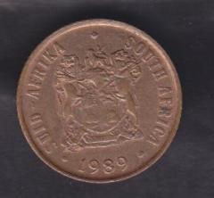 GÜNEY AFRİKA 1 CENT 1989 ÇİLALTI