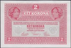 Avusturya Macaristan 2 Kronen 1917 ( 1919 ) Çil