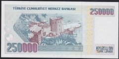 7.EMİSYON 1.TERTİP 250000 LİRA C39 543260 ÇİL