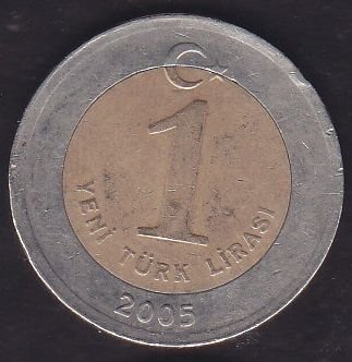 2005 Yılı 1 Lira
