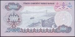 6.Emisyon 1.Tertip 1000 Lira B10 135868 Çilaltı ( Çok Hafif Bombe Var )
