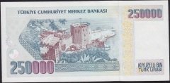 7.Emisyon 1.Tertip 250000 Lira C38 710426 Çilaltı Çil