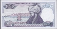 7.EMİSYON 2.TERTİP 1000 LİRA J12 969081 ÇİL