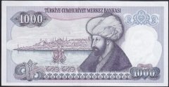 7.Emisyon 1.Tertip 1000 Lira B45 308721 Çilaltı Çil