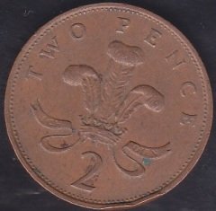 İNGİLTERE 2 PENCE 1988
