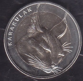 2021 Tarihli 1 Kuruş Karakulak Bimetal Hatıra Parası - Çil