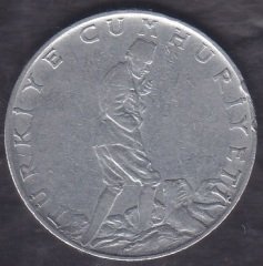 1968 Yılı 2.5 Lira (Düz)