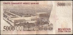 7.Emisyon 5 000 000 Lira I05 619420 Çok Temiz