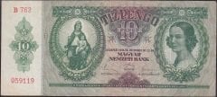Macaristan 10 Pengo 1936 Çok Temiz +