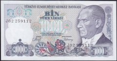 7.EMİSYON 2.TERTİP 1000 LİRA J02 259112 ÇİLALTI