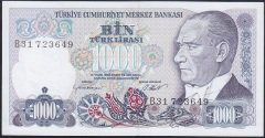 7.Emisyon 1.Tertip 1000 Lira B31 723649 Çilaltı Çil