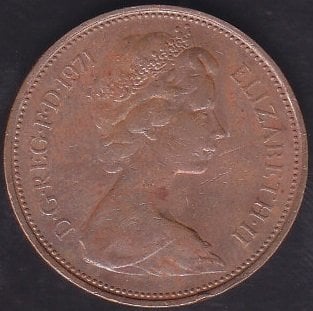 İNGİLTERE 2 PENCE 1971 eski para değerleri