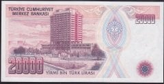 7.EMİSYON 1.TERTİP 20000 LİRA A28 944296 ÇİLALTI ÇİL