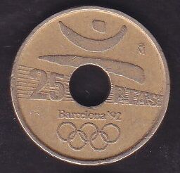 İspanya 25 Pesetas 1991