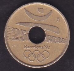 İspanya 25 Pesetas 1991