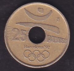 İspanya 25 Pesetas 1991