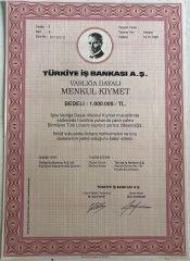 İş Bankası Hisse Senedi 1.000.000 Lira