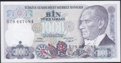 7.Emisyon 1.Tertip 1000 Lira B28 447084 Çilaltı Çil