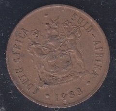 GÜNEY AFRİKA 2 CENT 1983 ÇOK TEMİZ