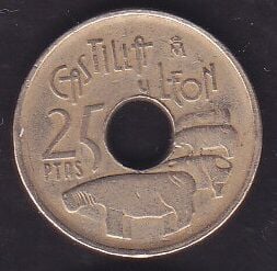 İspanya 25 Pesetas 1995
