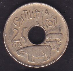 İspanya 25 Pesetas 1995