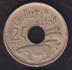 İspanya 25 Pesetas 1995