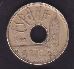 İspanya 25 Pesetas 1995