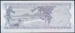 6.Emisyon 2.Tertip 5 Lira H55 220467 Çilaltı