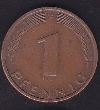 Almanya 1 Pfennig 1974 F