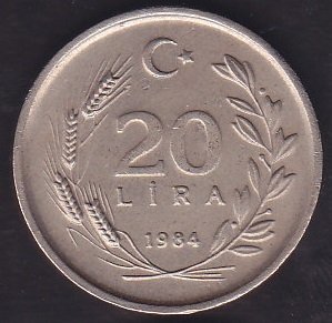 1984 Yılı 20 Lira
