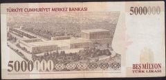 7.Emisyon 5 000 000 Lira E32 679476 Çok Temiz