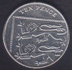 İNGİLTERE 10 PENCE 2015