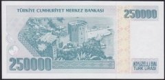 7.EMİSYON 3.TERTİP 250000 LİRA F72 413848 ÇİLALTI ÇİL